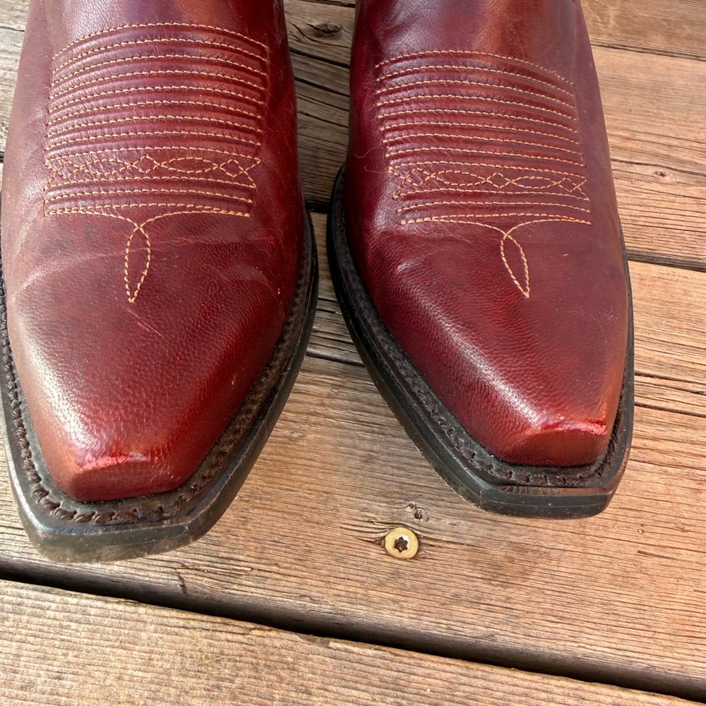 Ariat Women's Heeled Boots - dark red - Picture 6 of 8